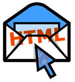 HTML email icon