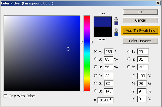 Photoshop: Create Custom Color Swatches