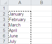 drop-down list in Excel 2010